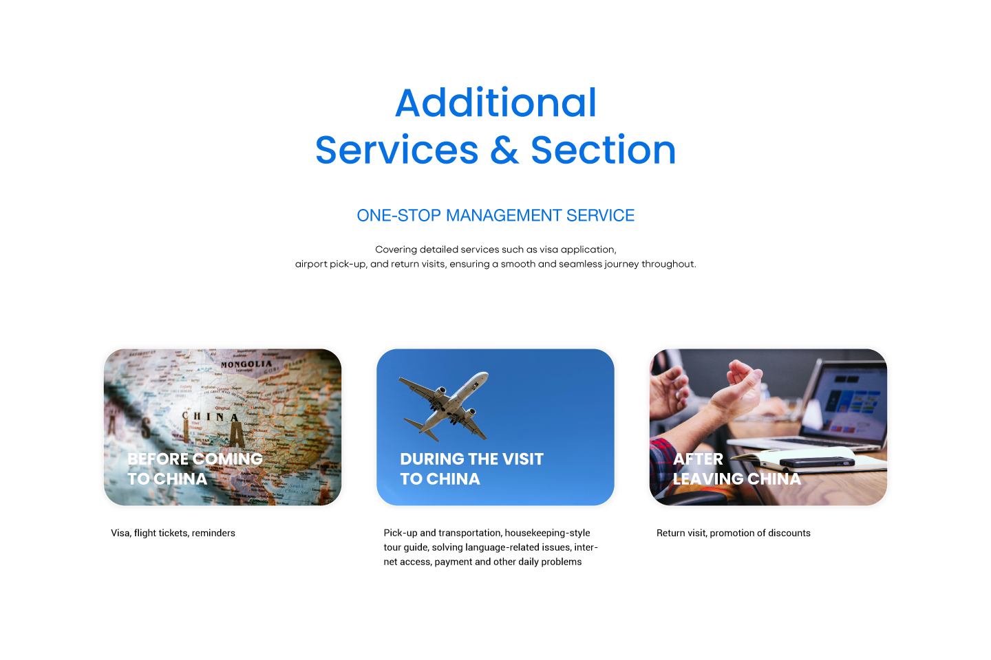 Additional Services & Section